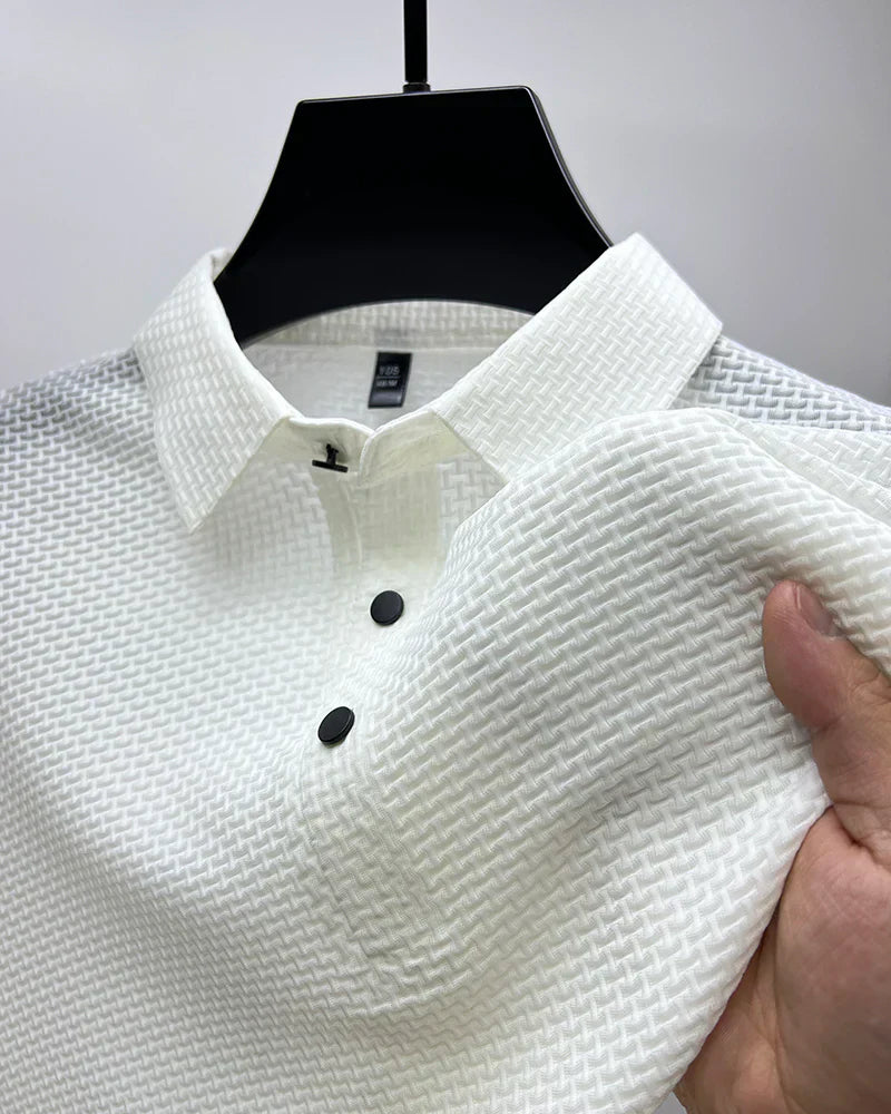 Camisa com tecnología Anti-amarrotada