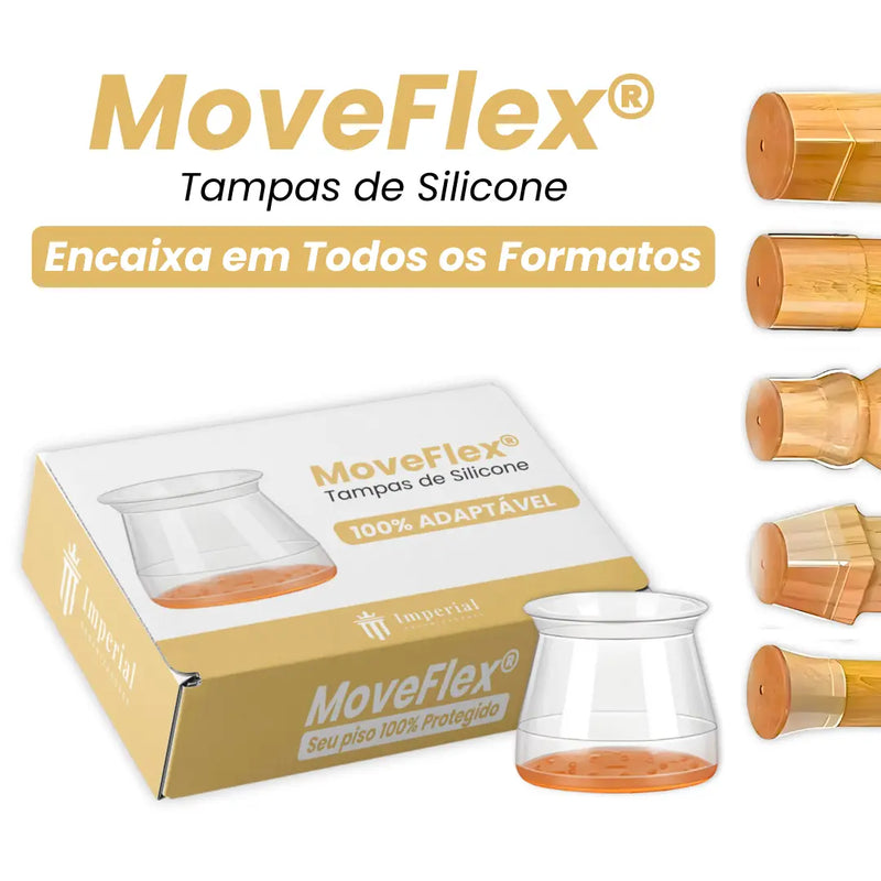 MoveFlex® – Tampa de Silicone para Pés de Móveis (Protege contra Riscos e Barulhos) - Leve Mais e Pague Menos!